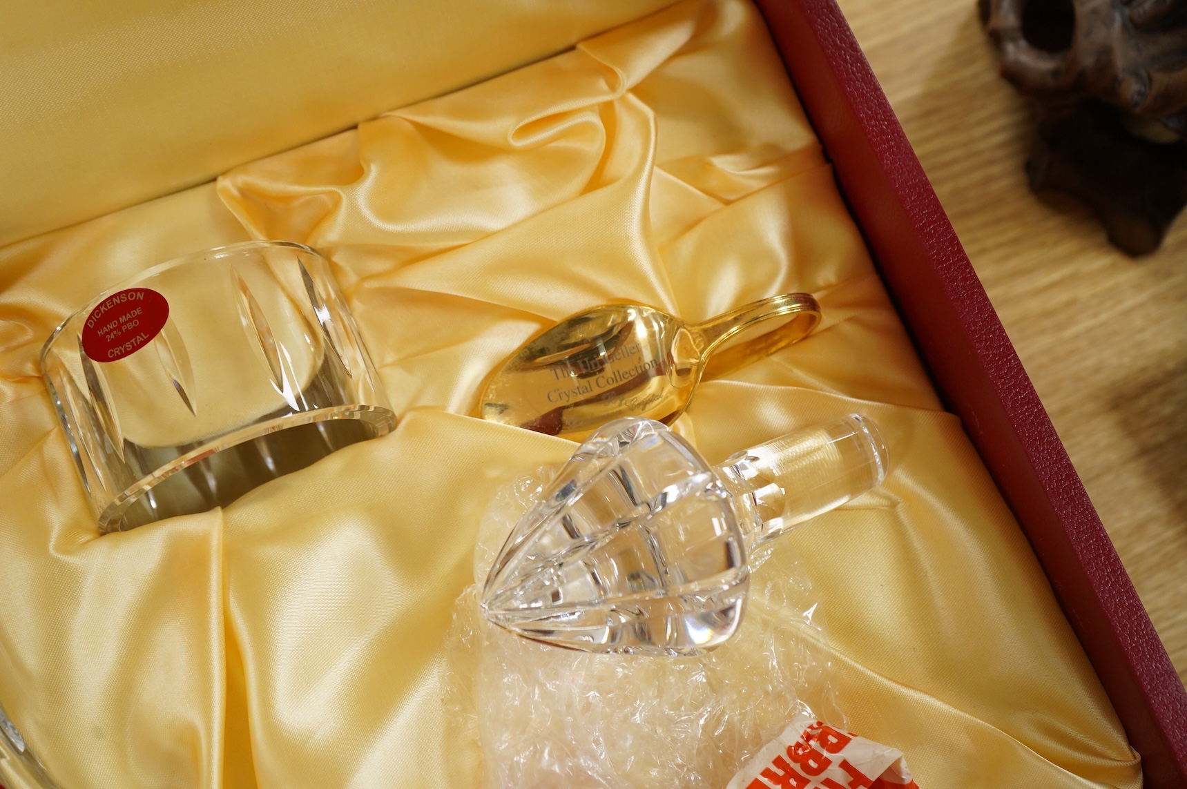The Uri Geller Crystal Collection - three cased sets by Dickenson Crystal
